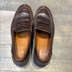 Allen Edmonds Brown Leather Penny Loafers EUC